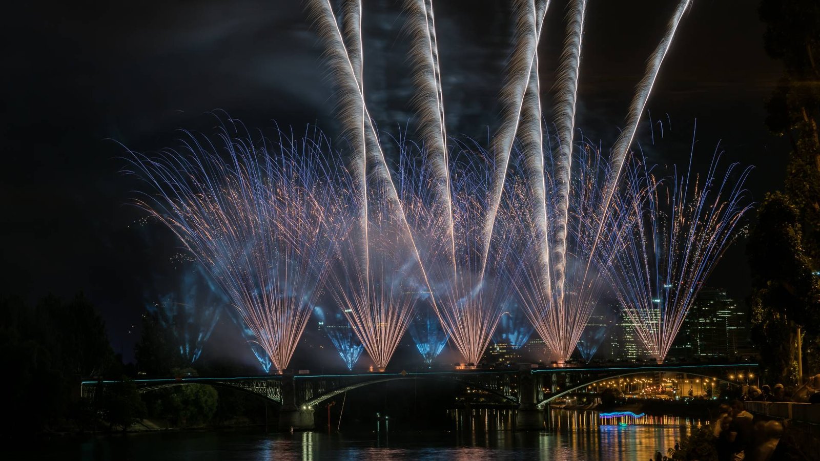 Pyrotechnic show and drone light show: a fusion of fire and technology