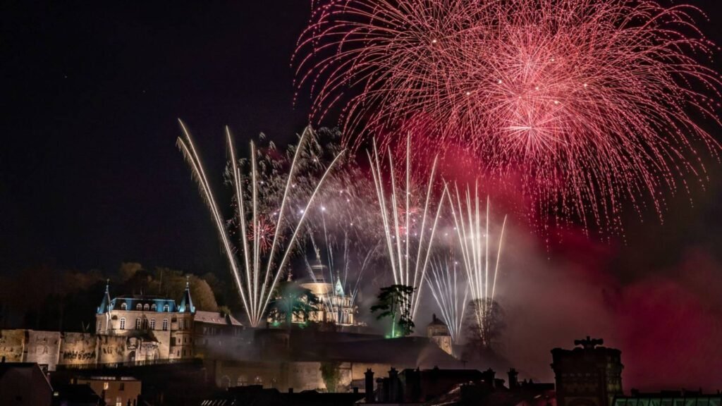 Feu d’artifice de la fête des Flambarts à Dreux