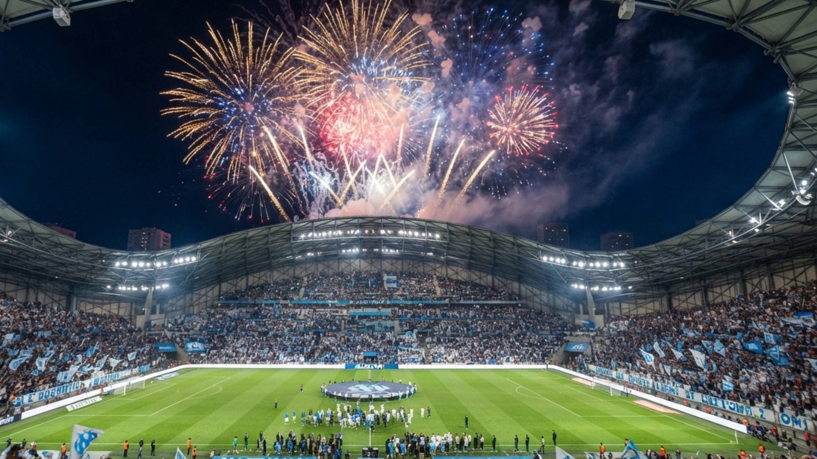 Spectacle Celesta dans un stade lors d’un événement sportif