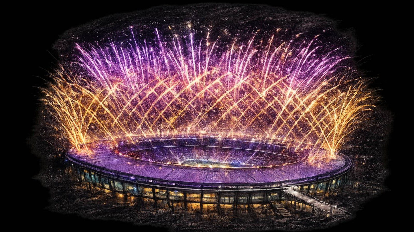 Drones lumineux et pyrotechnie réunis sur un même spectacle Celesta